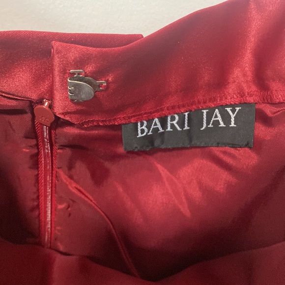 Beautiful evening occasion red strapless dress size US 4 - Picture 5 of 5